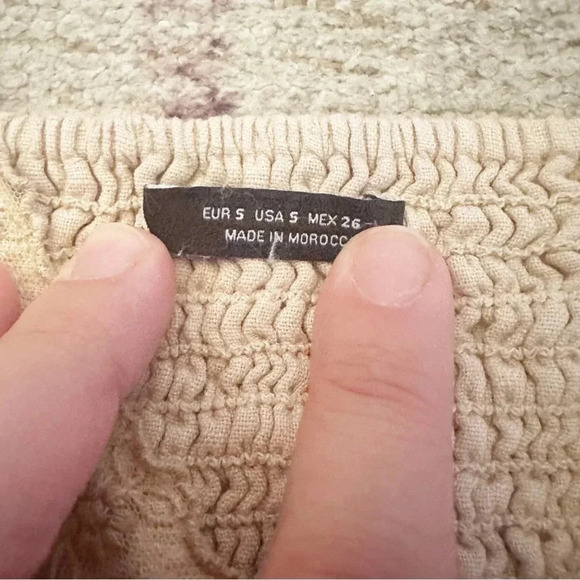 Zara• Ruffle sleeve crop top size small - Picture 11 of 14